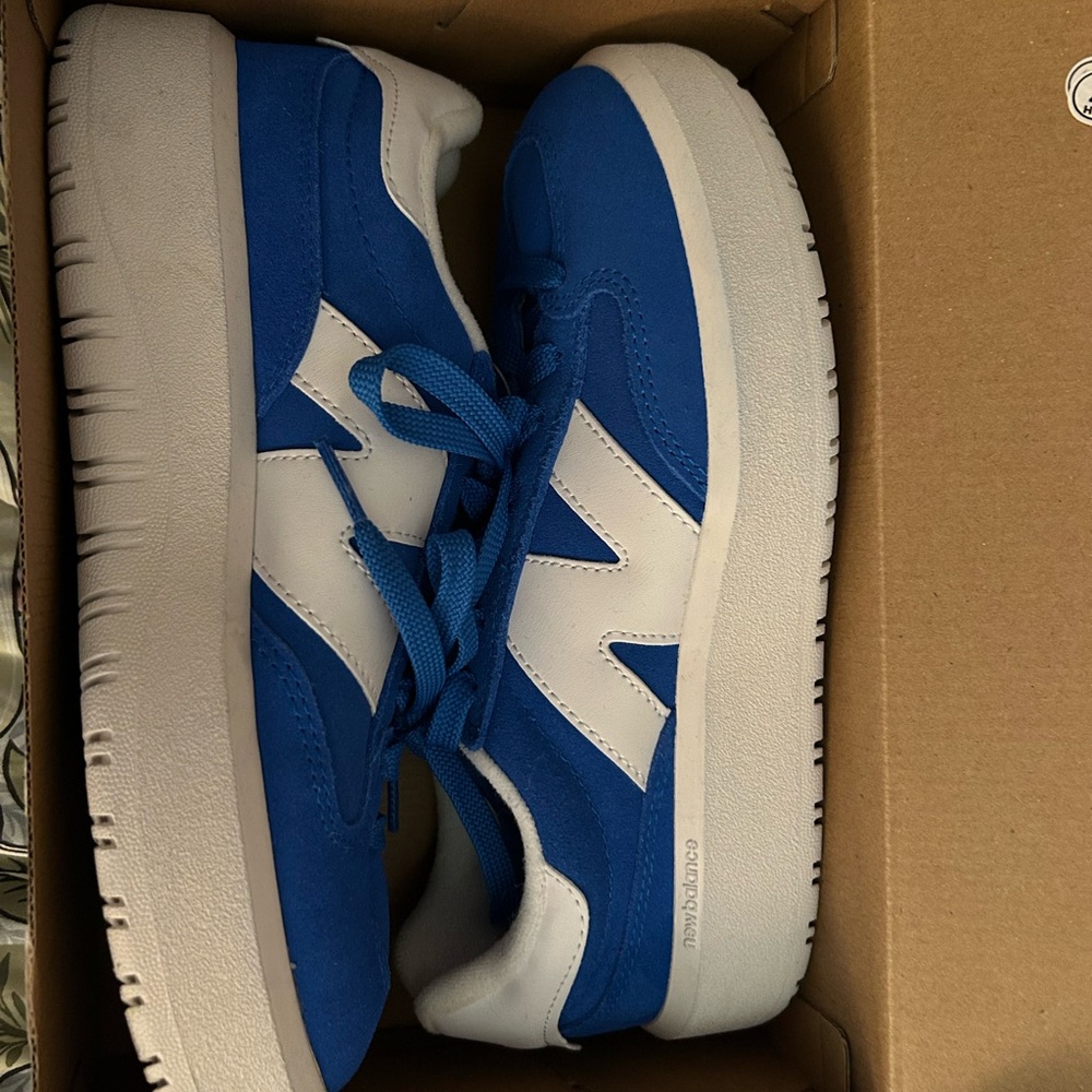 New Balance CT302 Blue and White Sneakers size 7.5. Worn once. Open to offers.
